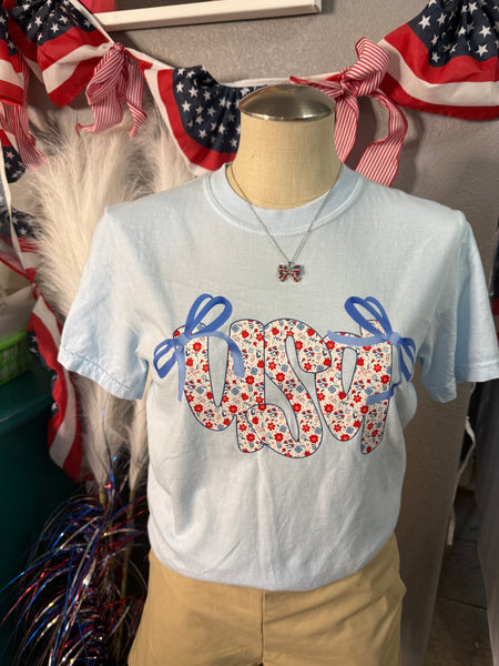 Blooming USA Tee