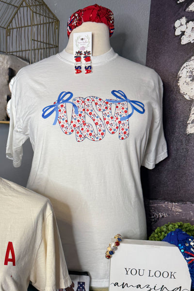 Blooming USA Tee