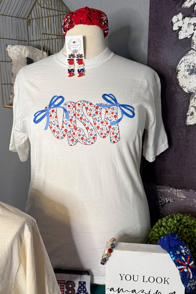 Blooming USA Tee