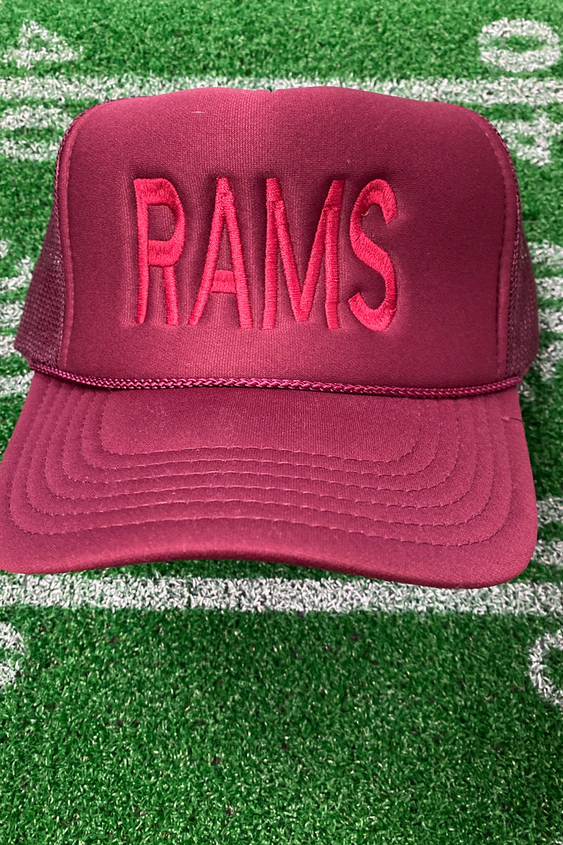 Rams Trucker Hats – Rust & Ruffles