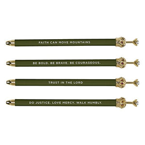 Rhinestone Crown Pens