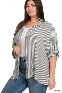 The Boardwalk Breeze Button-Up – Curvy