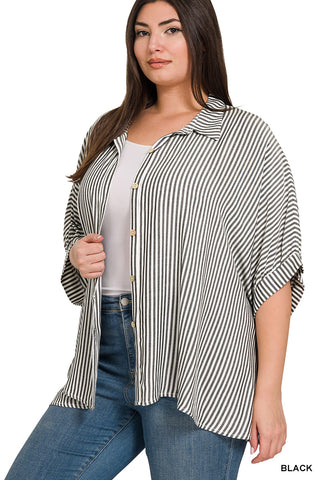 The Boardwalk Breeze Button-Up – Curvy