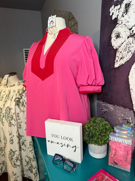 Palm Springs Vibes Top - Pink