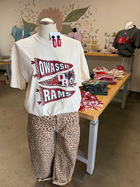 Owasso Rams Pennant Tee