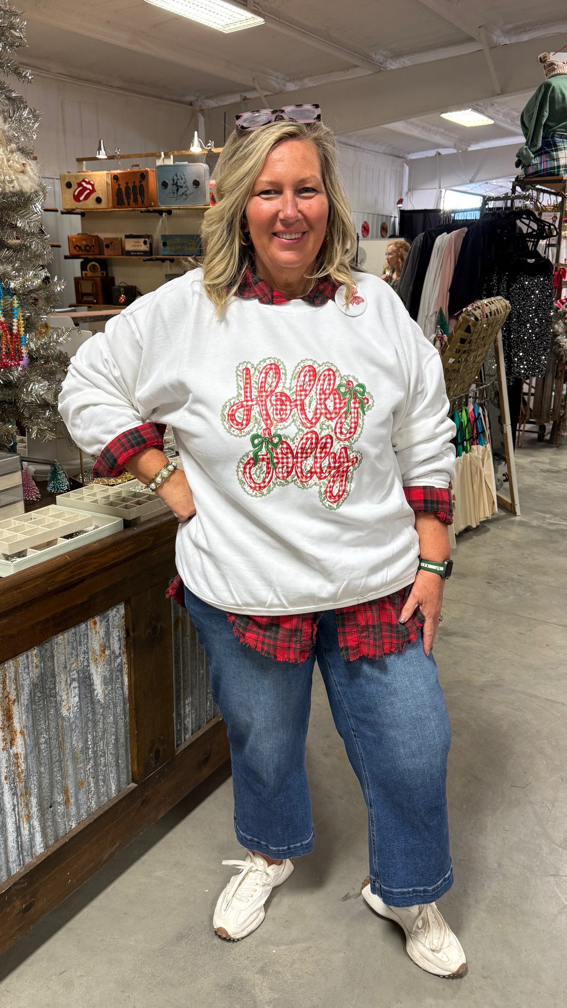 Holly Jolly Tee or Sweatshirt