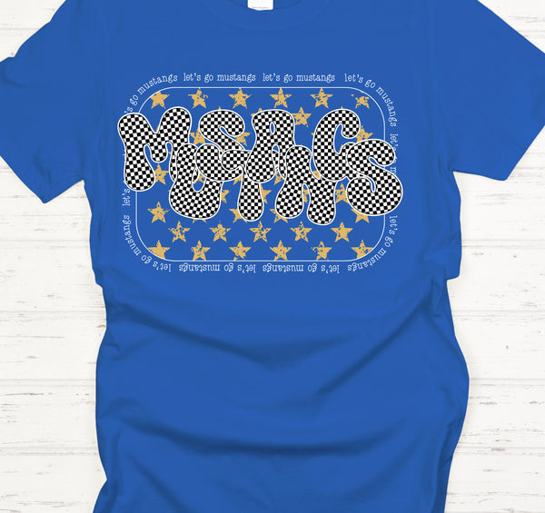 Checkered Starry GameDay - All Schools