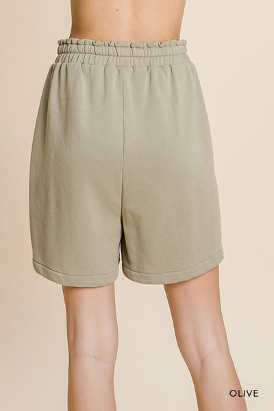 Sage Cotton Shorts