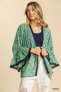 Gardens & Lace Kimono - Green