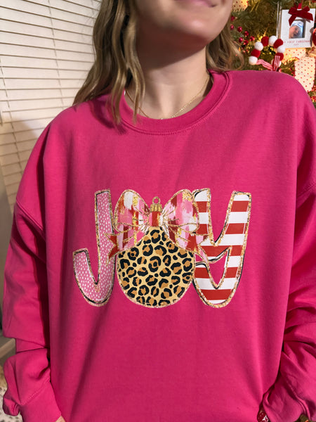 Joy Hot Pink Sweatshirt