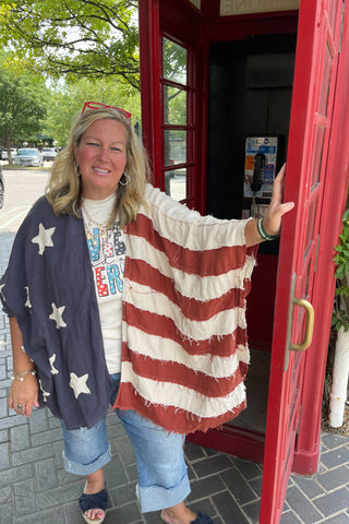 American Flag Kimono