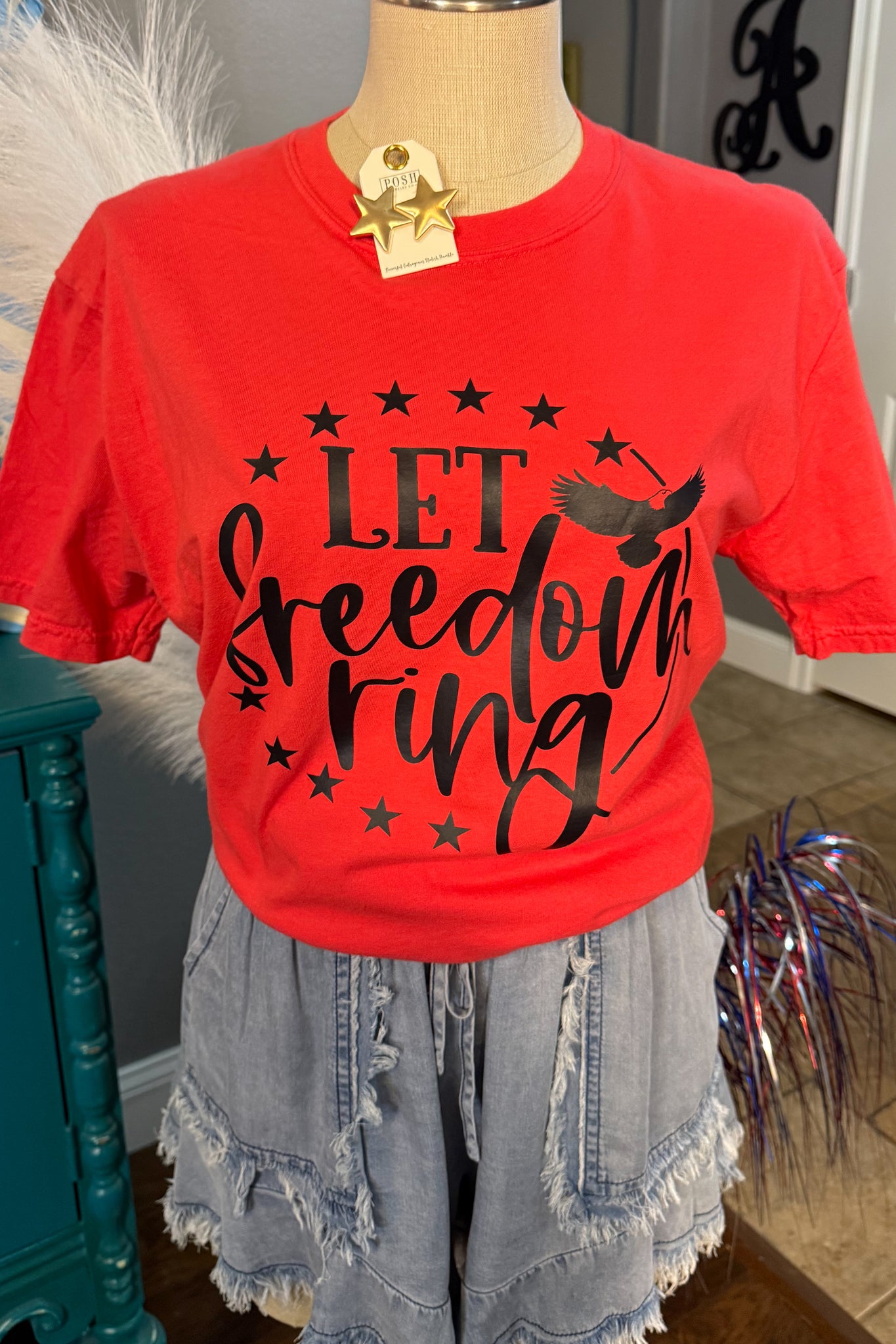 Let Freedom Ring Custom Tee
