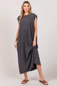 Maxi Dress w/Pockets - Ash