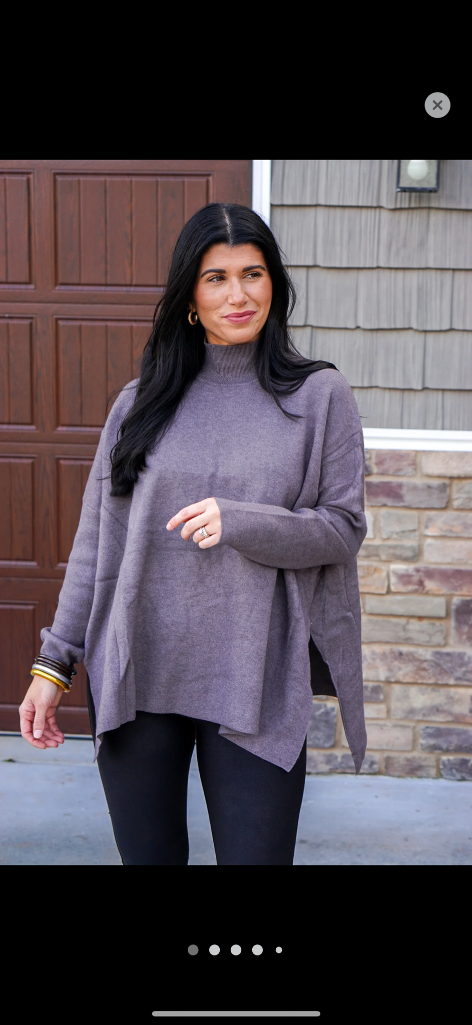 Forever Classy Grey Sweater Top