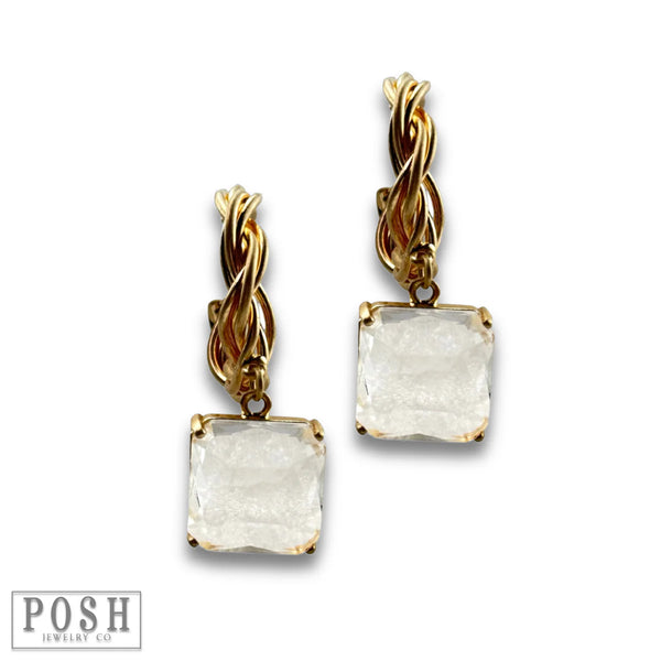 Twisted Hoop Earring