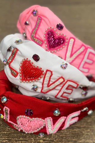 Sequin Love Headband