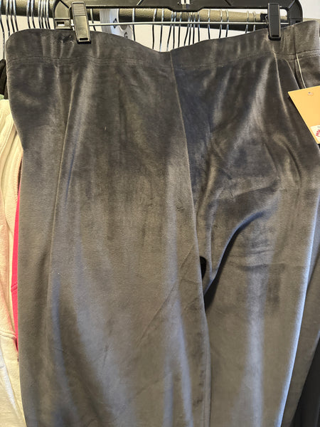 Gray Velvet Pants