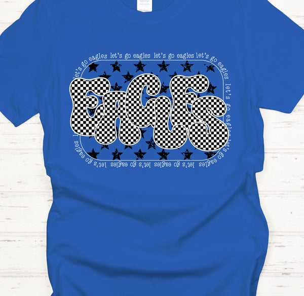 Checkered Starry GameDay - All Schools