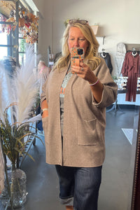 Luxe Open Cardi