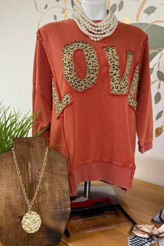 Wild About LOVE Pullover