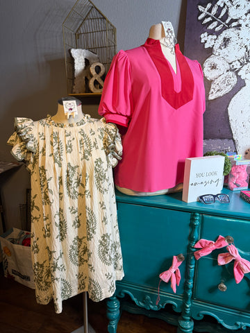 Palm Springs Vibes Top - Pink