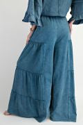 Teal Tiered Pants