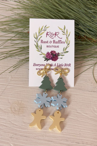 Winter Wonderland Matte Earrings