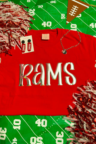 Puff Red OUT Rams Tee
