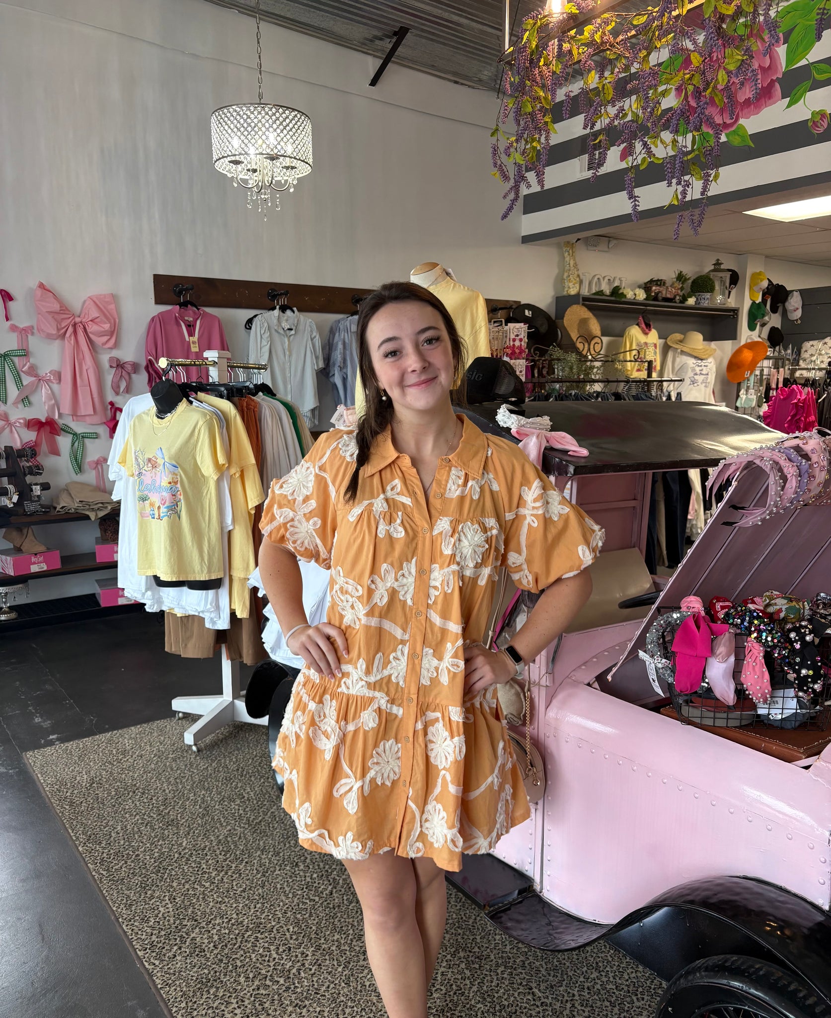 Sun Kissed Apricot Dress