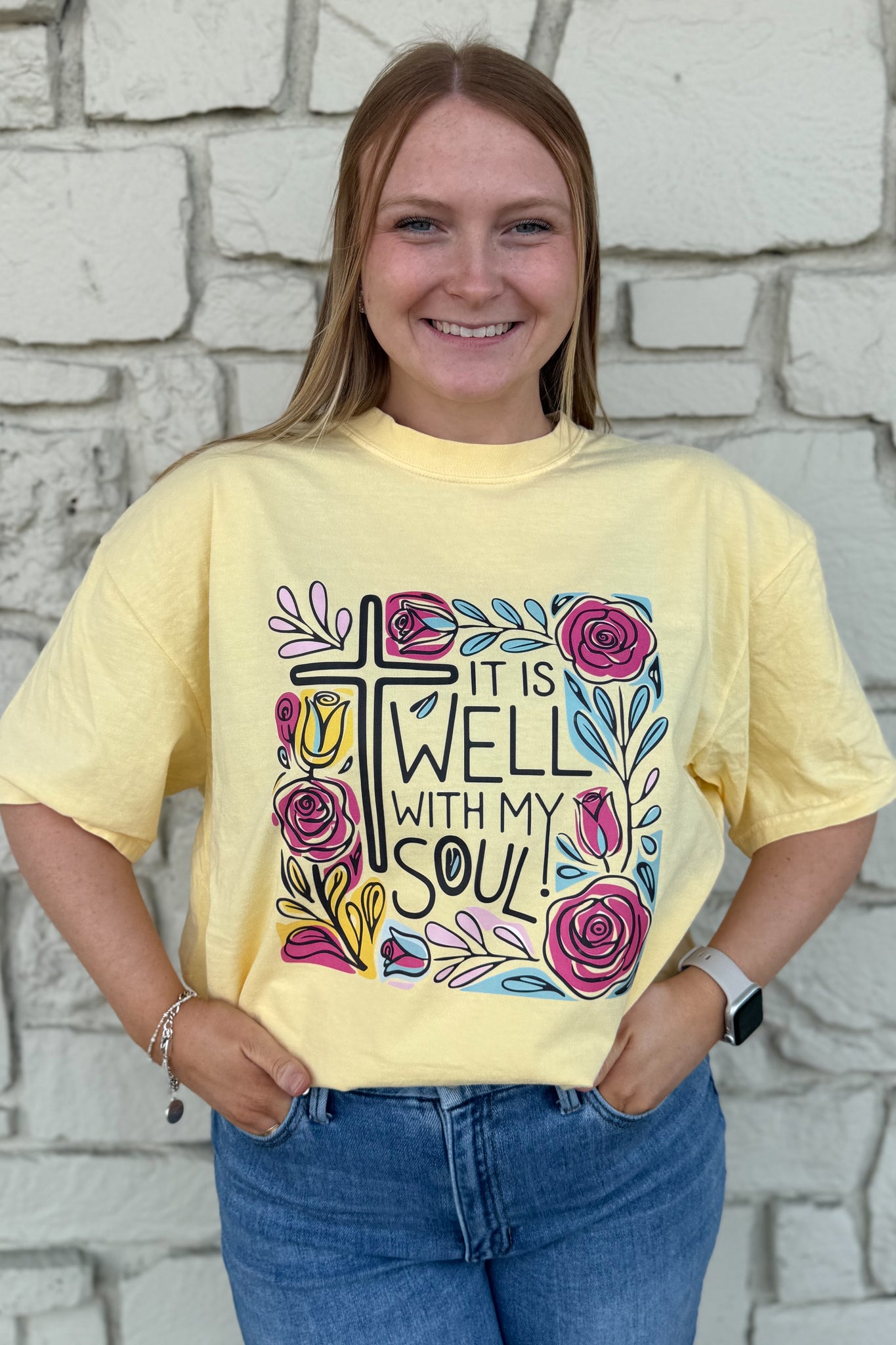Floral Well With My Soul Tee
