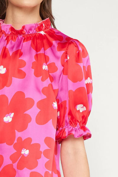Blushing Begonia Top - Pink