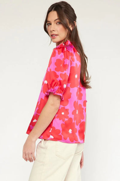 Blushing Begonia Top - Pink
