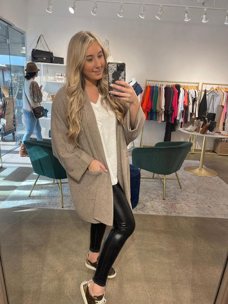 Luxe Open Cardi