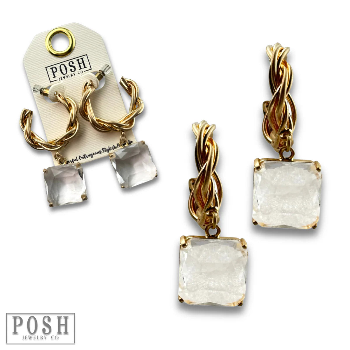 Twisted Hoop Earring