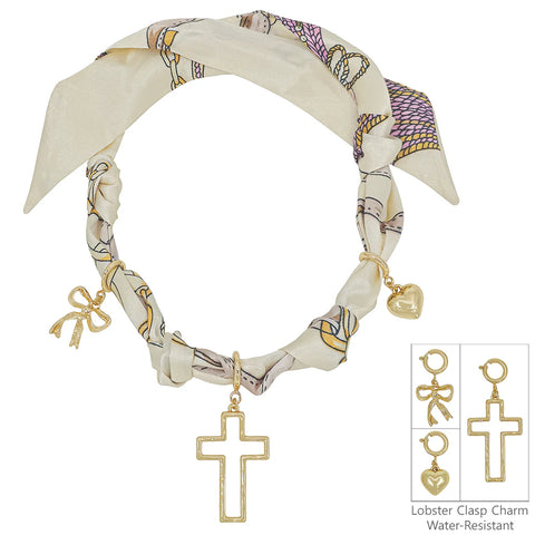 Gracefully Golden Scarf Necklace