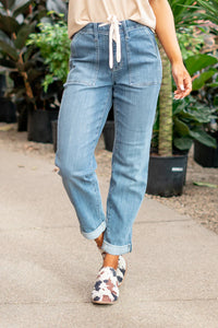 Della Drawstring Judy Blue Jeans