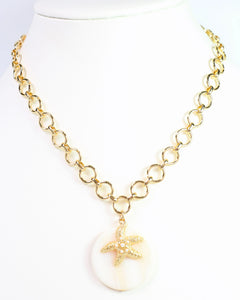 Sandra Starfish Charm Necklace