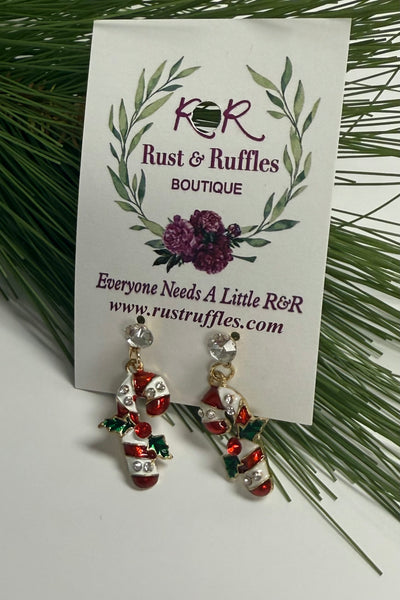 Candy Cane Lane Earrings