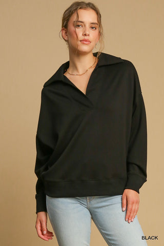 Black Luxeknit Top