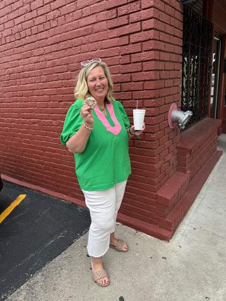 Palm Springs Vibes Top - Green