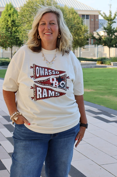 Owasso Rams Pennant Tee