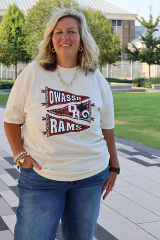 Owasso Rams Pennant Tee