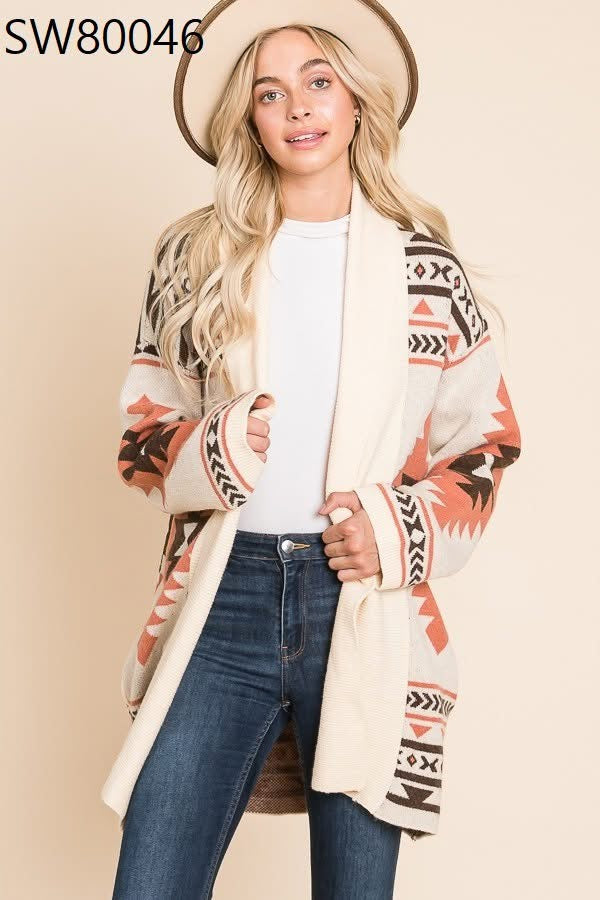 Aztec Cardigan - Curvy