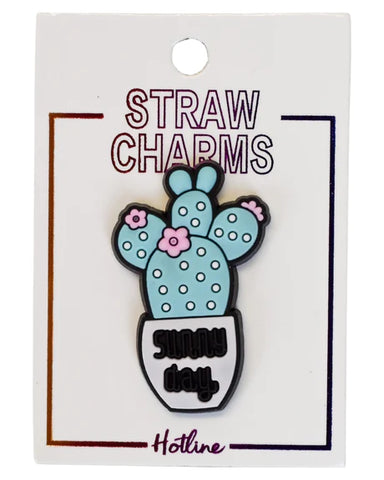 Sunny Day Cactus Straw Charms