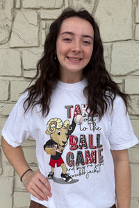 Rams To The Ballgame Tee - Baseball