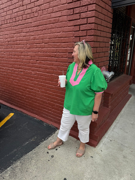 Palm Springs Vibes Top - Green