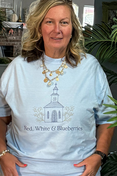 Red, White & Blueberries Tee