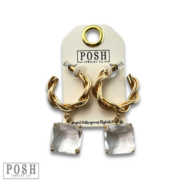 Twisted Hoop Earring