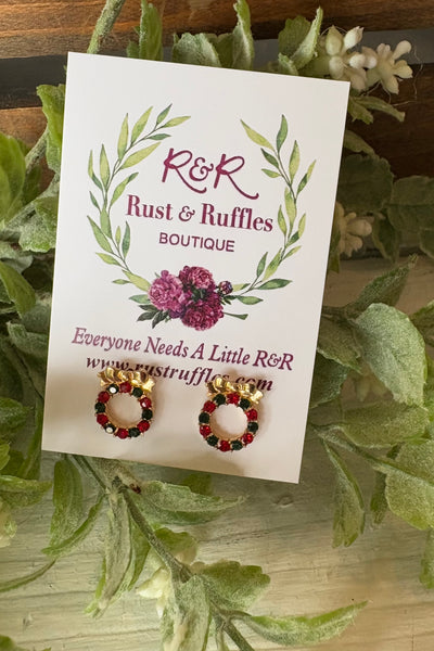 Merry Christmas Lane Earrings