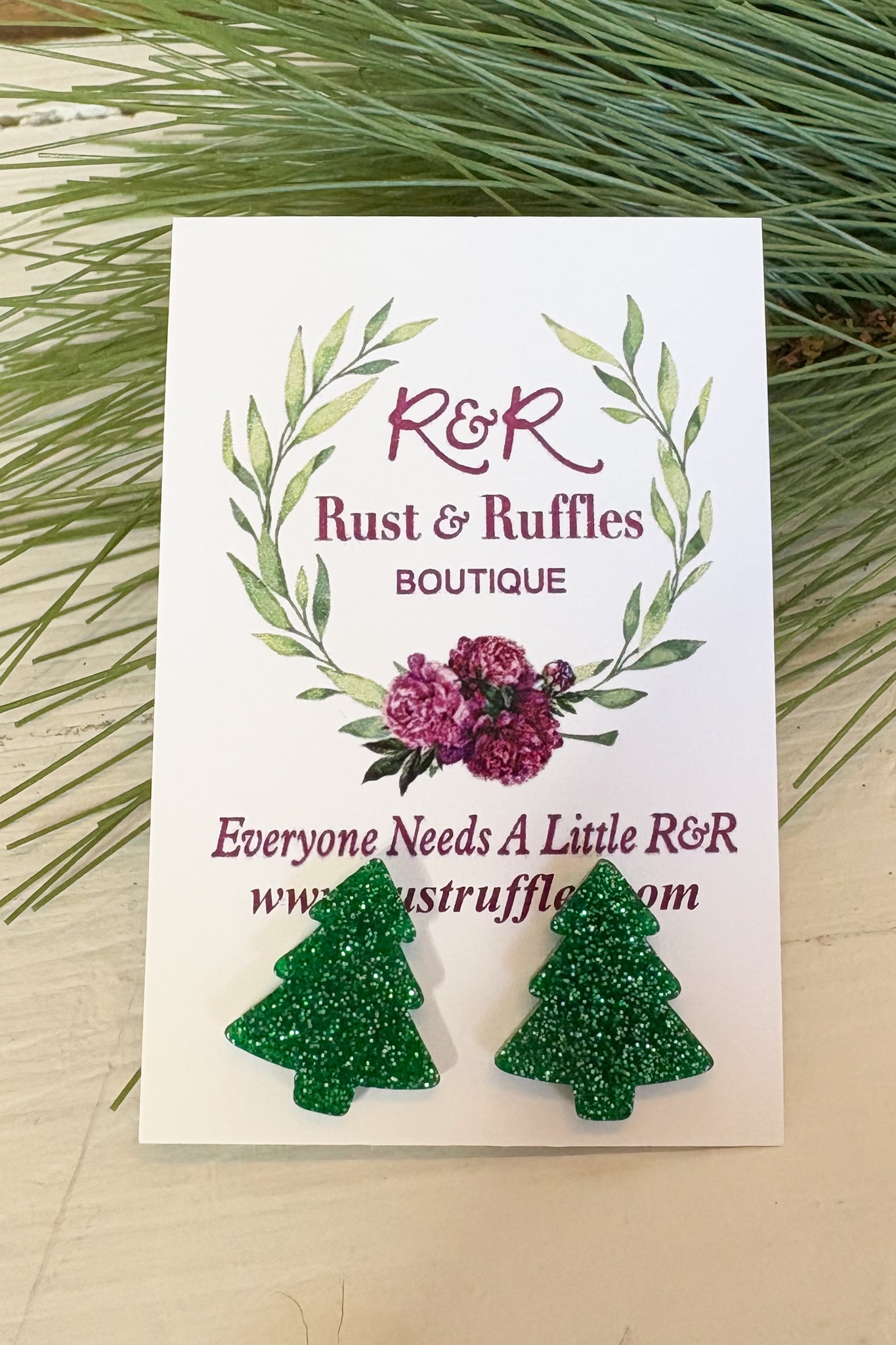 Sparkle Tree Studs